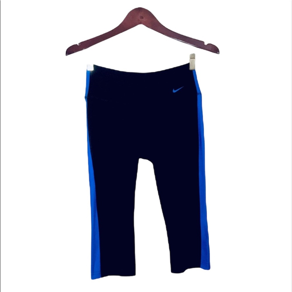 NWT Nike: Small Blue & Black Workout Leggings